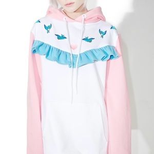 Disney x Lazy Oaf Cinderella Castle Hoodie Sz XS/S